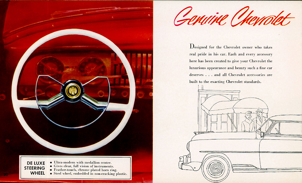1952 Chevrolet Accessories Booklet Page 28